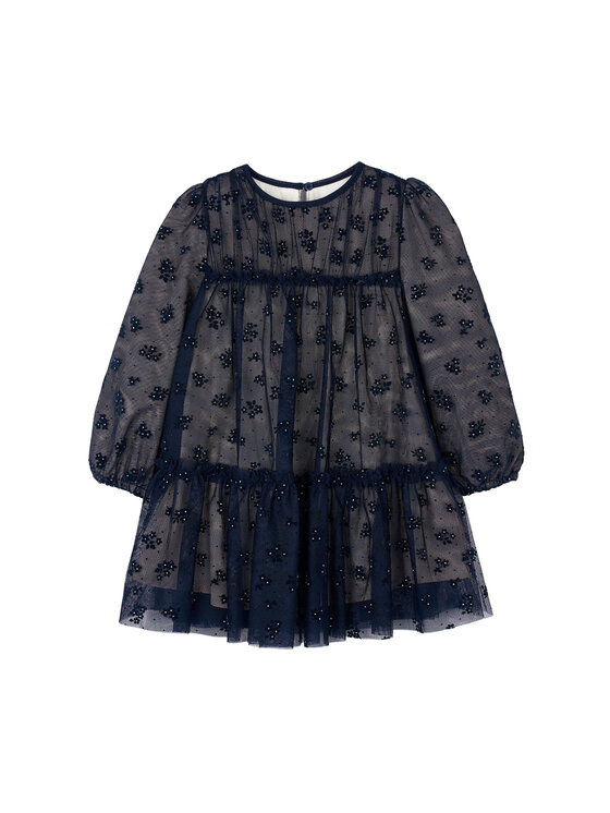 Mayoral Mayoral Elegantes Kleid 4919 Dunkelblau Regular Fit