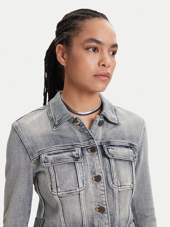 Miss Sixty Miss Sixty Jeansjacke 6S1WJ50100 Blau Slim Fit