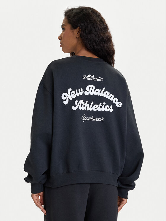 New Balance New Balance Sweatshirt WT53516 Schwarz Relaxed Fit