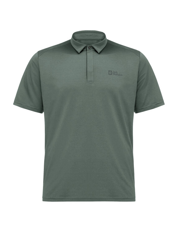 Jack Wolfskin Jack Wolfskin Polo Jack Wolfskin Delfami Polo Shirt Verde Regular Fit
