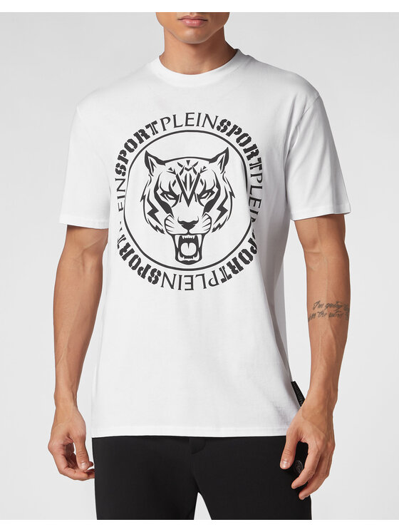 Plein Sport Plein Sport T-Shirt 7845 Biały Regular Fit