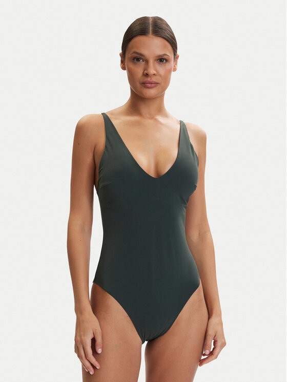 Calvin Klein Swimwear Calvin Klein Swimwear Costum de baie LV00Q61105 Verde