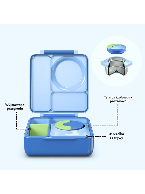 Omie Omie Lunchbox OmieBox Niebieski