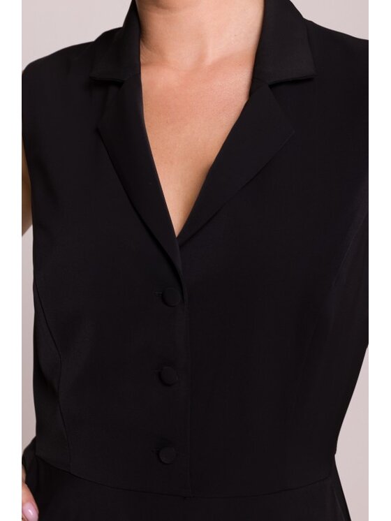 Stylove Stylove Sukienka letnia S409 Czarny A-Line Fit