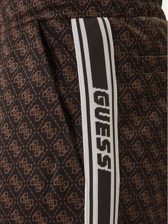 Guess Guess Spodnie dresowe Z5BB19 K2042 Czarny Regular Fit