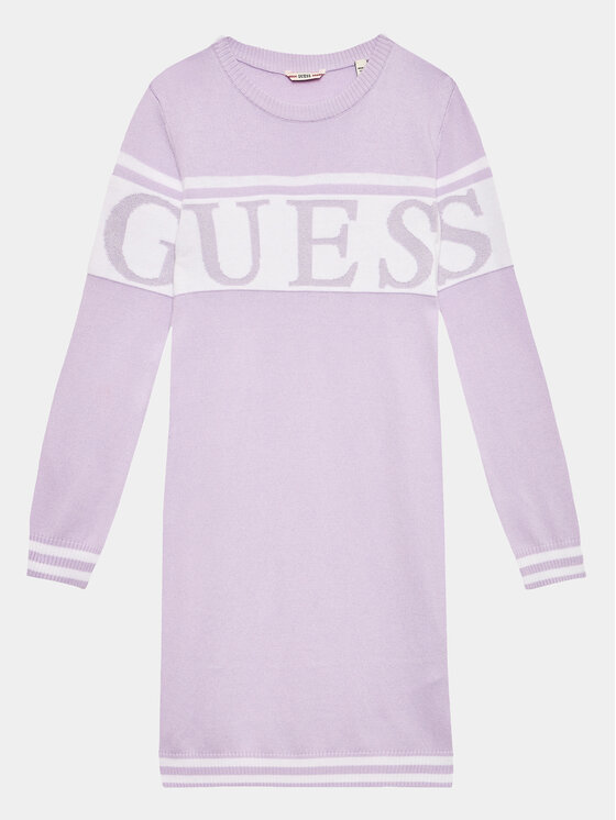 Guess Guess Haljina za svaki dan J3YK03 Z38B0 Ljubičasta Regular Fit