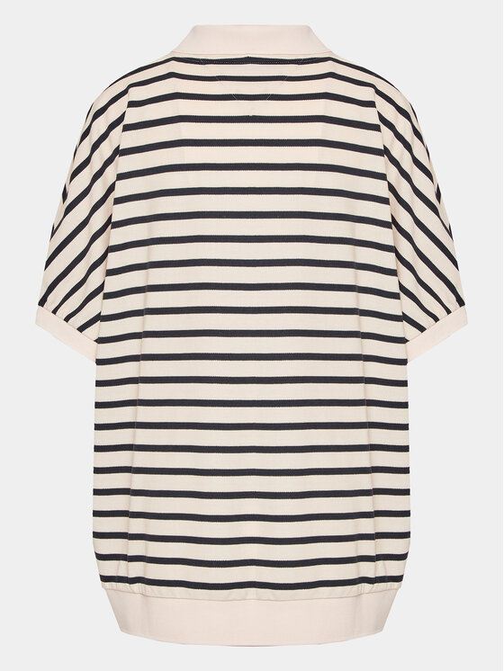 Polo WW0WW39272 Écru Relaxed Fit