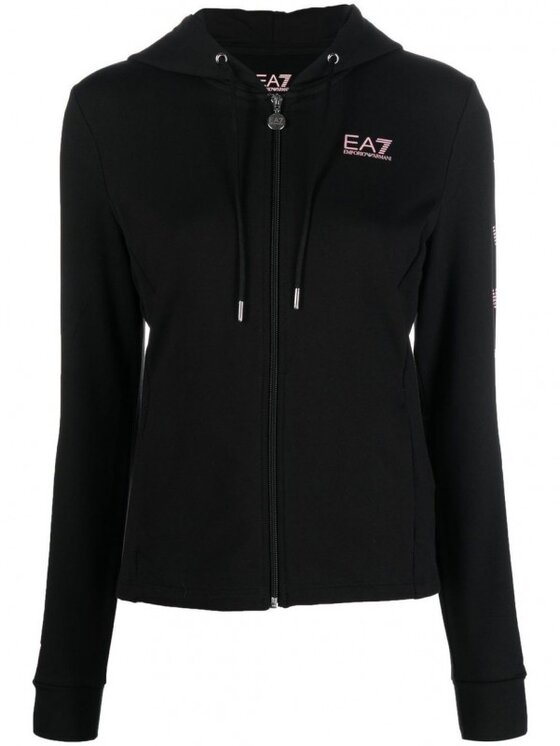 EA7 Emporio Armani EA7 Emporio Armani Mikina 6LTM28 TJJRZ 0200 Černá Regular Fit