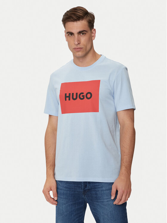 Hugo T-krekls Dulive222 50467952 Zils Regular Fit