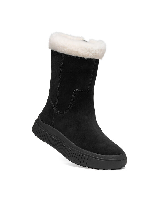 Geox Geox Kozačky J Laquinny Girl Wpf J56NFB 00022 C9997 S Černá
