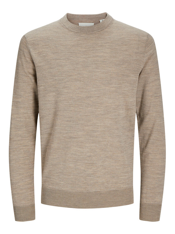 Jack&Jones Jack&Jones Džemper Merino 12216817 Siva Regular Fit