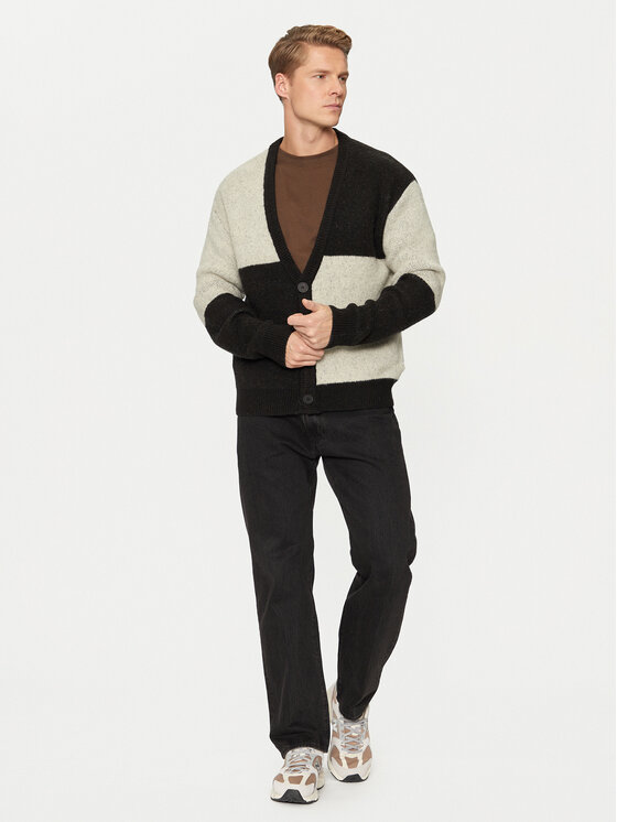 Solid Solid Kardigan Manning 21108282 Czarny Regular Fit