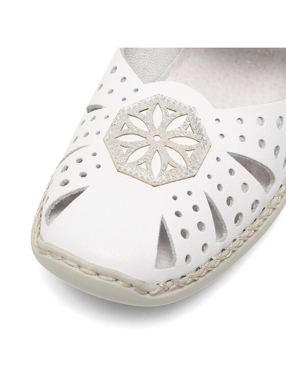 Rieker Rieker Pantofi 41368-80 Alb