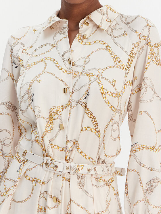 Marciano Guess Marciano Guess Haljina košulja 6RGK33 7439A Écru Regular Fit