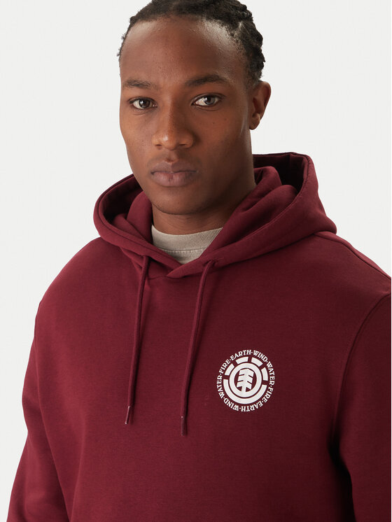 Element Element Bluză Seal ELYSF00295 Vișiniu Regular Fit