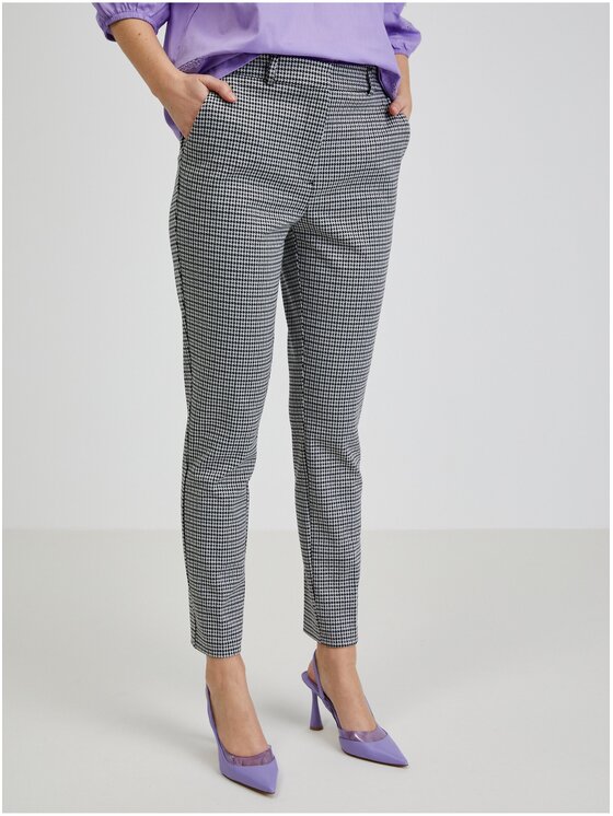 Orsay Orsay Spodnie damskie 390298-660000__34 Czarny Regular Fit
