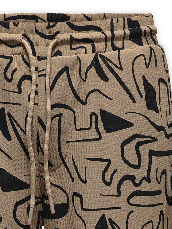Only & Sons Only & Sons Szövet rövidnadrág Tel 22033513 Bézs Regular Fit