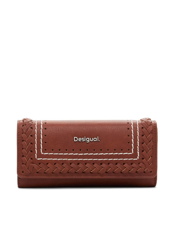 Desigual Desigual Μεγάλο Πορτοφόλι Γυναικείο 25SAYP21 Καφέ