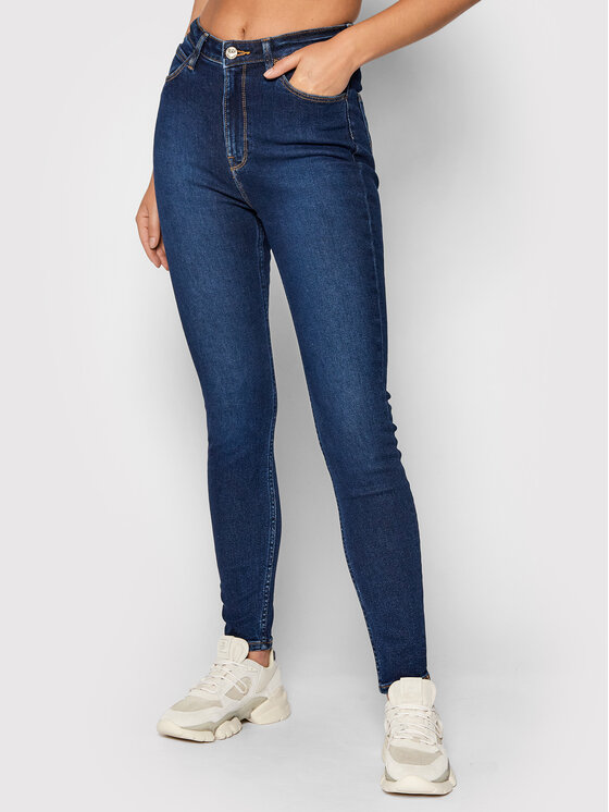 Lee Lee Džínsy Montana L32EDTRY 112139909 Tmavomodrá Skinny Fit