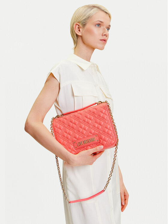 LOVE MOSCHINO LOVE MOSCHINO Käekott JC4000PP1MLA0464 Korallivärviline
