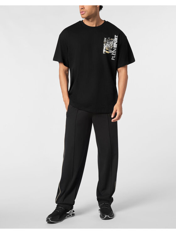 Plein Sport Plein Sport T-särk 24063 Must Regular Fit