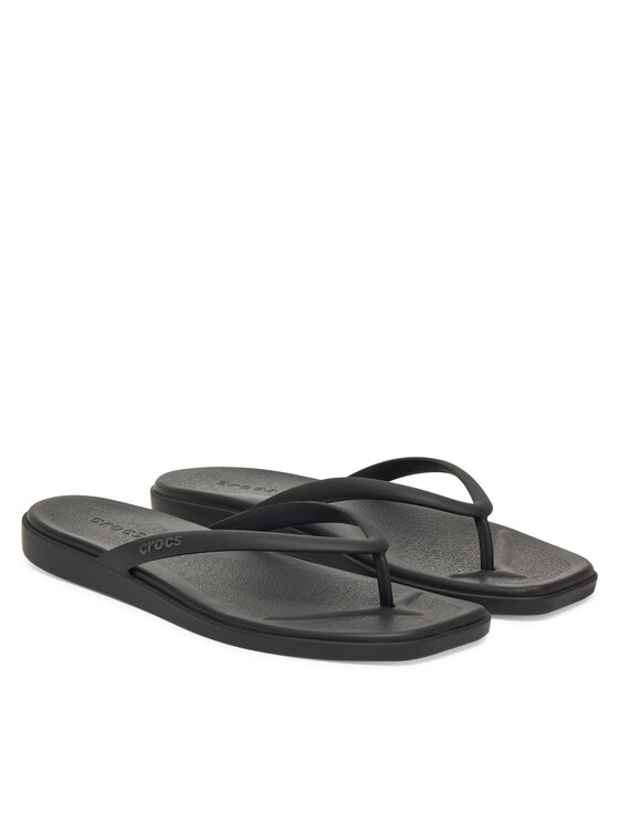 Crocs Crocs Šlepetės per pirštą Miami Flip 211435 Juoda