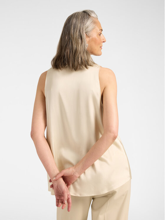 Elena Mirò Elena Mirò Top D001P000038N002 Kremowy Flared Fit