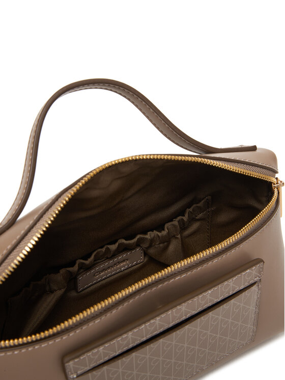 Calvin Klein Calvin Klein Kosmetiktasche Emblem Aop Beauty Case Giftset LV04F1102G Braun