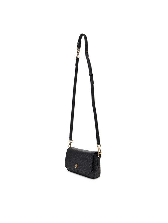Tommy Hilfiger Tommy Hilfiger Torebka Th Icon Conv Crossover Mono AW0AW18002 Czarny