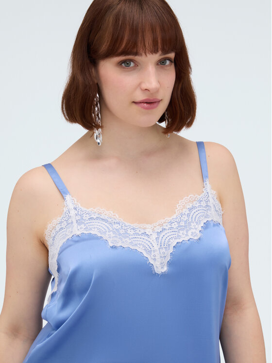 Fiorella Rubino Fiorella Rubino Top D007T000265N034 Turchese A-Line Fit