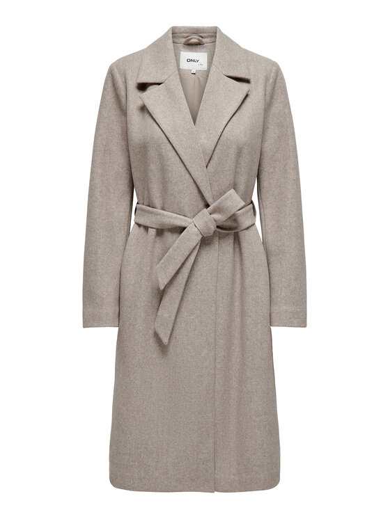 ONLY ONLY Cappotto di transizione Alvilda 15314362 Beige Regular Fit