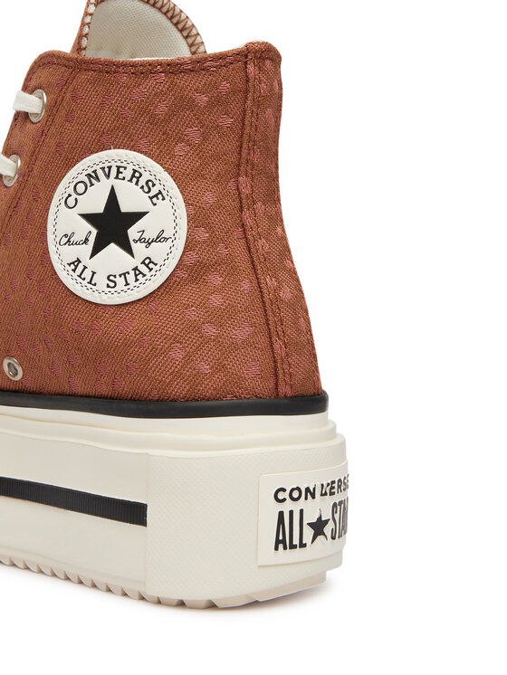 Converse Converse Tornacipő Chuck Taylor All Star Lift Double Stack Platform Deer A17883C Barna