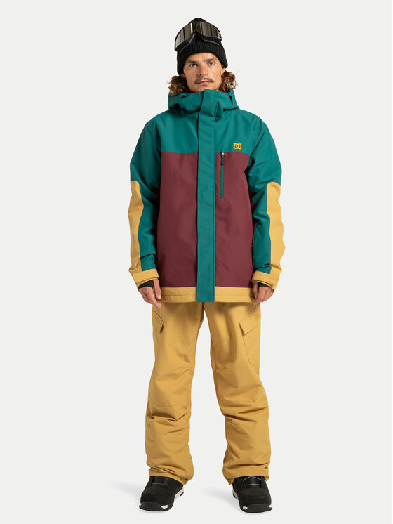 DC Shoes DC Shoes Skijaška jakna Defiant ADYTJ03089 Tamnocrvena Regular Fit