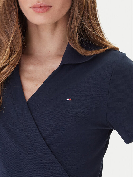 Tommy Hilfiger Tommy Hilfiger Každodenné šaty 1985 WW0WW45733 Tmavomodrá Regular Fit