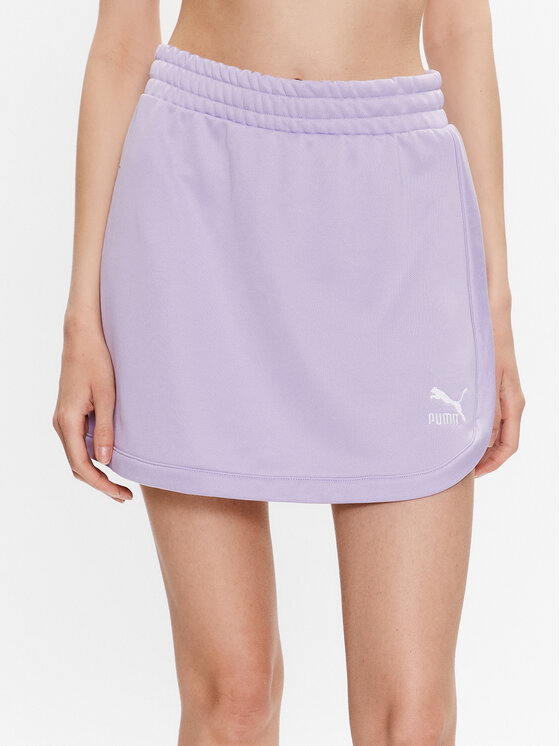 Puma Fustă mini Classics 538061 Violet Regular Fit