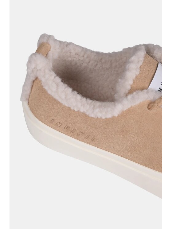 Inuikii Inuikii Sneakersy Shearling Low Béžová