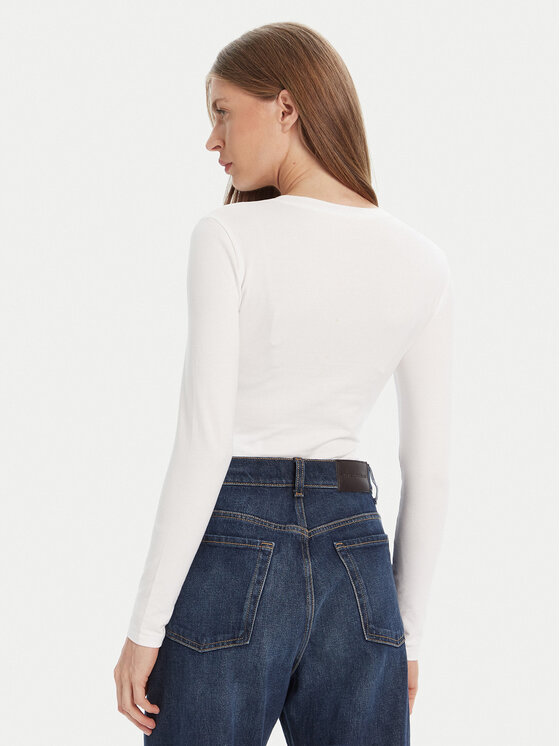 Guess Jeans Guess Jeans Glaustinukė W4BP41 J1314 Balta Slim Fit