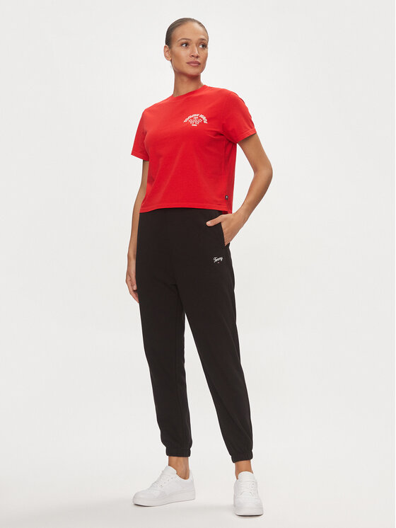 Tommy Jeans Tommy Jeans T-särk Retro DW0DW17831 Punane Boxy Fit