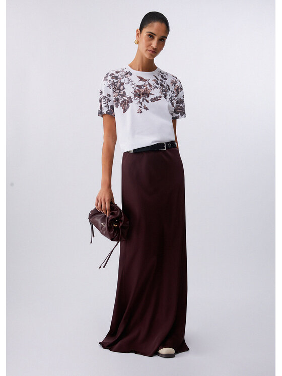 Liu Jo Liu Jo T-shirt CA6330JS088P9654 Bianco Loose Fit