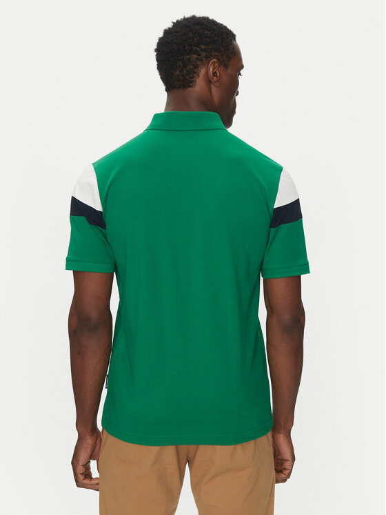 Hechter Paris Hechter Paris Polo Pique X-Tech 74026 151929 Zelena Regular Fit