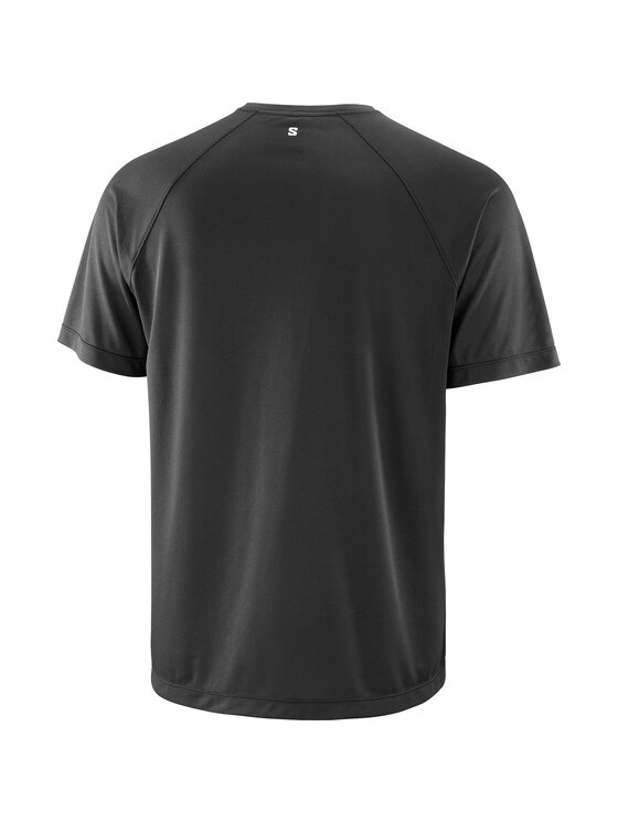 Salomon Salomon Koszulka techniczna SHAKEout CORE SS TEE GRAPHIC Czarny Regular Fit