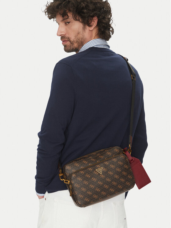 Guess Guess Torbica za okrog pasu HMMILO P5222 Rjava