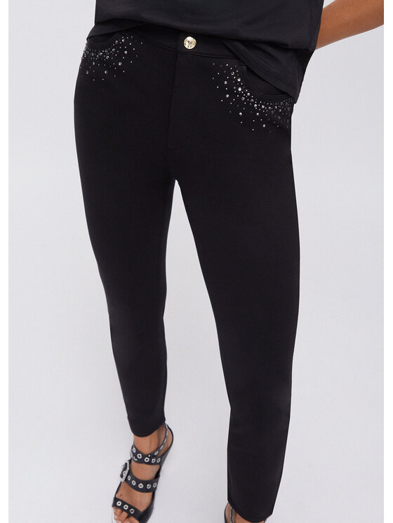 Liu Jo Liu Jo Pantaloni di tessuto TA6027JS18222222 Nero Regular Fit