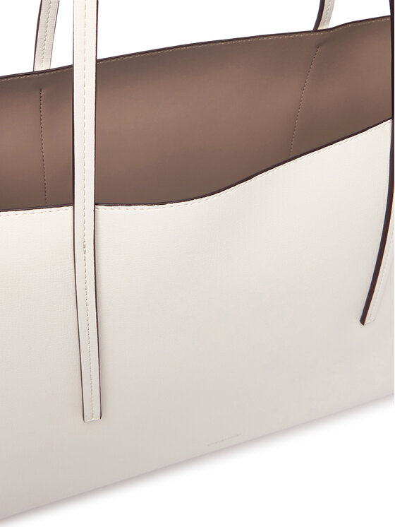 Calvin Klein Calvin Klein Дамска чанта Foil Logo Tote W/Pouch LV04F3274G Бял