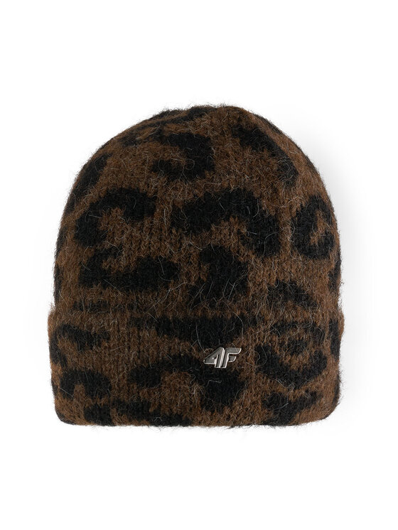 4F 4F Czapka ESSENTIAL Brązowy jasny