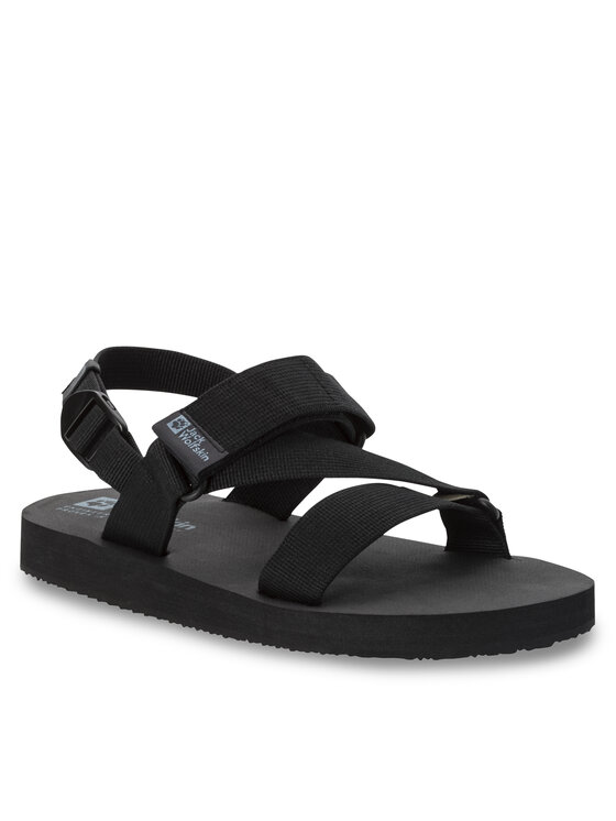 Jack Wolfskin Jack Wolfskin Босоніжки Urban Entdeckung Belt Sandal 4056711 Чорний