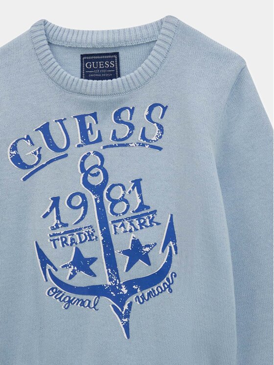 Guess Kids Guess Kids T-Shirt 181447 Modrá Classic Fit