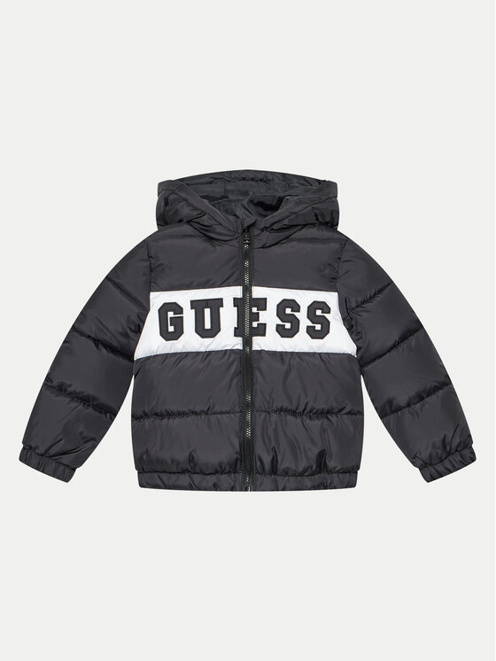 Guess Guess Vatovaná bunda N4YL10 WGB60 Černá Regular Fit