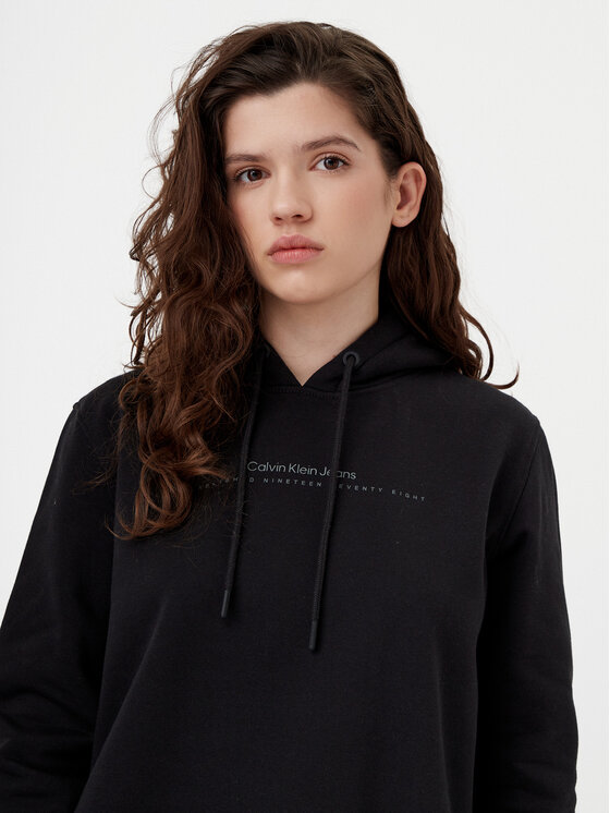 Calvin Klein Jeans Calvin Klein Jeans Μπλούζα Institutional Graphic J20J225494 Μαύρο Regular Fit
