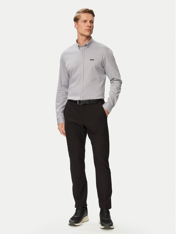 BOSS BOSS Риза St_Motion L 50555946 Сив Regular Fit